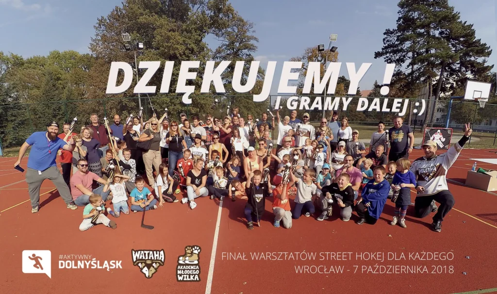 aktywny dolny śląsk wrocław hokej, warsztaty street hokej dla każdego